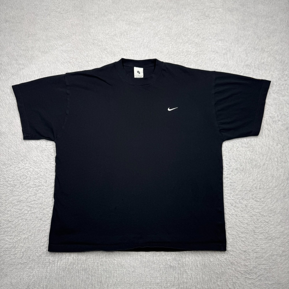 Nike Lab Sportswear Solo Swoosh Box Cut T-Shirts Black NBA Logo CV0559-010